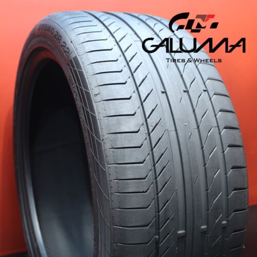 1X Tire Continental ContiSportContact 5P 285/40/22 285/40R22 2854022 106Y #64091 Main Image