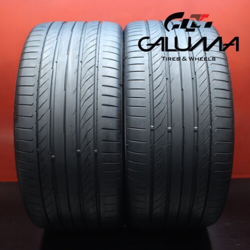 2X Tires LikeNEW Continental ContiSportContact 5P 295/35/21 295/35R21 #63494 Main Image