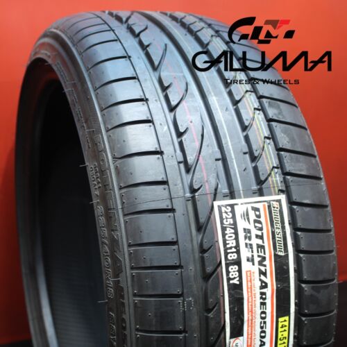 1X Brand NEW Bridgestone Potenza RE 050A I 225/40/18 225/40R18 2254018 #63497 Main Image