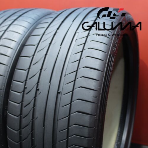 2X Tires LikeNEW Continental ContiSportContact 5P 265/35/21 101Y NoPatch #64968 Main Image