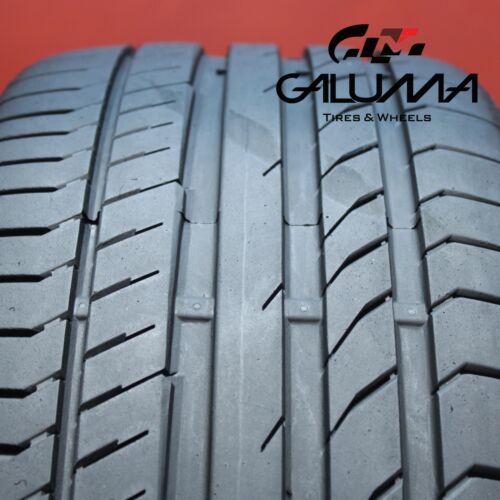 1X Tire LikeNEW Continental ContiSportContact 5P 245/35/21 96Y No Patch #64953 Main Image