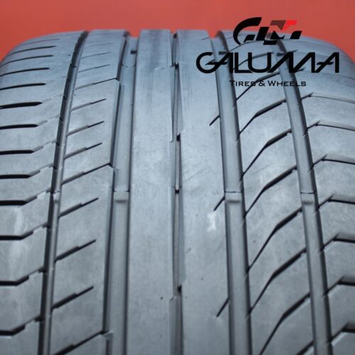 1X Tire LikeNEW Continental ContiSportContact 5P 285/35/20 285/35ZR20 104Y#64955 Main Image