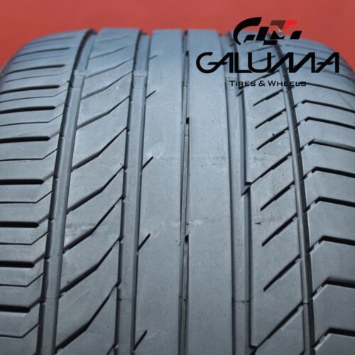1X Tire LikeNEW Continental ContiSportContact 5 285/35/21 285/35R21 105Y #64959 Main Image