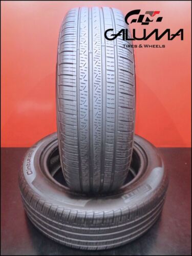 2 TWO Excellent TIRES Pirelli 225/60/18 Cinturato P7 104H RunFlat BMW #51621 Main Image