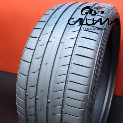 1X Tire LikeNEW Continental ContiSportContact 5P 235/35/19 235/35R19 91Y #65736 Main Image