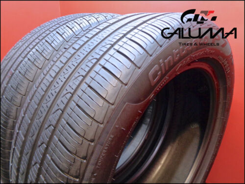 2 TWO TIRES Excellent Pirelli 245/50/19 Cinturato P7 RunFlat 105H m+s BMW #51135 Main Image