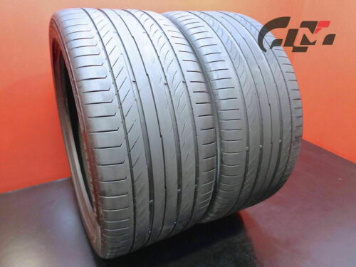 2 Nice Continental Tires 295/35/21 ContiSportContact 5P 103Y OEM Porsche #44686 Main Image