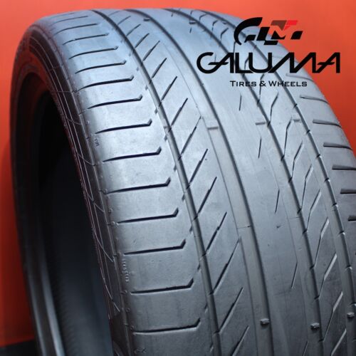 1X Tire LikeNEW Continental ContiSportContact 5P 265/40/21 265/40R21 101Y #65844 Main Image