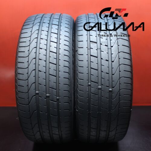 2X Tires LikeNEW Pirelli P Zero 245/35/20 245/35ZR20 95Y No Patch FERRARI #62789 Main Image