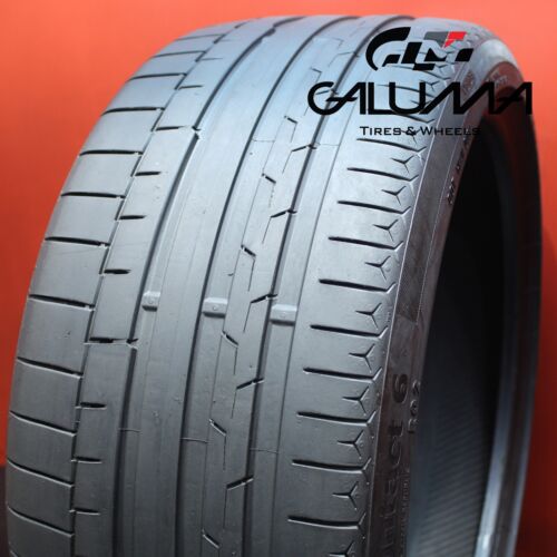 1X Tire Continental ContiSportContact 6 245/35/19 245/35R19 2453519 93Y #64369 Main Image