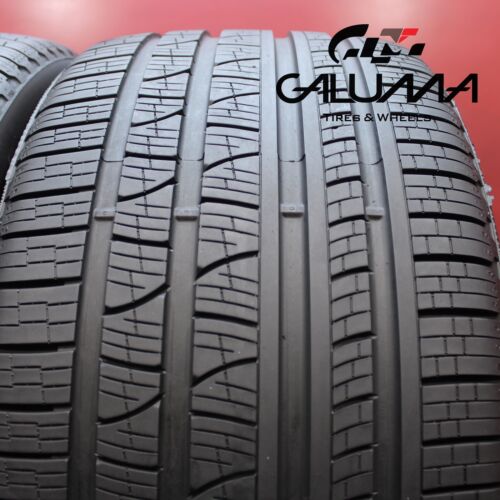 2X LikeNEW TIRES Pirelli Scorpion Verde 315/35R21 315/35/21 111V Porsche #55566 Main Image