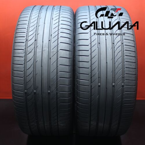2X Tires LikeNEW Continental ContiSportContact 5 285/40/22 R22 No Patch #65924 Main Image