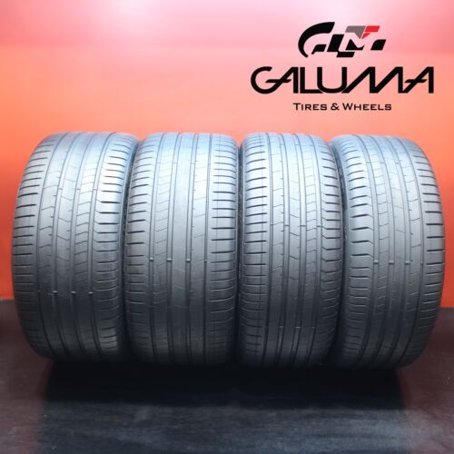 4X Tires LikeNEW Pirelli P Zero PZ4 Run Flat (2X)275/40/21 & (2X)315/35/21 63852 Main Image