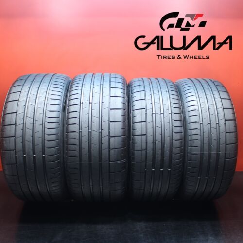 4X Tires LikeNEW Pirelli P Zero PZ4 (2) 235/35/20 & (2) 265/35/20 No Patch 63911 Main Image