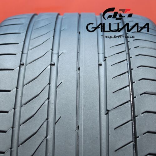 1X Tire LikeNEW Continental ContiSportContact 5P 285/35/20 285/35ZR20 #63230 Main Image