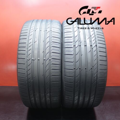 2X Tires LikeNEW Continental ContiSportContact 5 285/40/21 R 109Y NoPatch #64725 Main Image