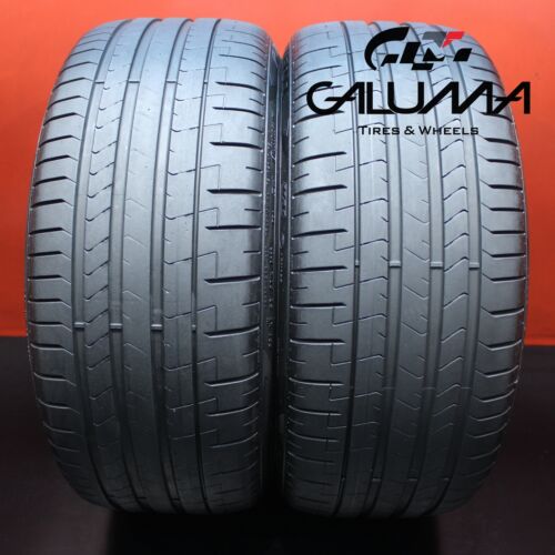 2X Tires LikeNEW Pirelli P Zero PZ4 245/35/20 245/35ZR20 91Y No Patch NA1 #65441 Main Image