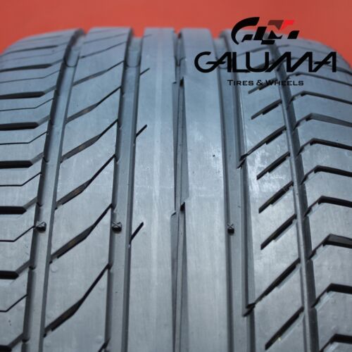 1X Tire LikeNEW Continental ContiSportContact 5 245/35/18 Run Flat SSR #64733 Main Image