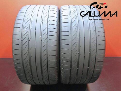 2 Nice Continental Tires 295/35/21 ContiSportContact 5P 103Y OEM Porsche #45767 Main Image
